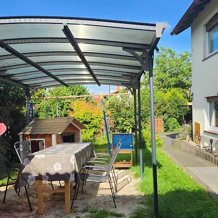 Familienfreundliche Ferienwohnung Eulennest Grünberg Exterior foto