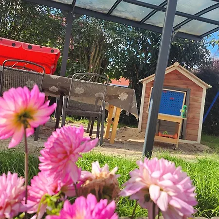 Familienfreundliche Ferienwohnung Eulennest Grünberg Exterior foto
